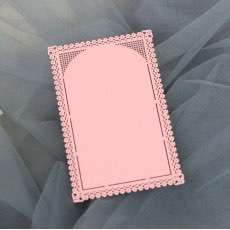 Wedding Invitation Card Laser Cut Iridescent Paper Lace Invitation Small Card 